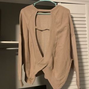 Tan Workout/Nonworkout Pullover